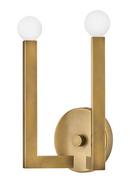 Hinkley Heritage Brass 5W 2-Light 12-1/2 in. Wall Sconce 