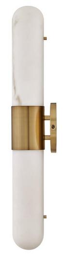 Hinkley Heritage Brass 24W 2-Light Vanity Fixture 