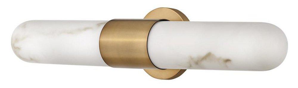 Hinkley Heritage Brass 24W 2-Light Vanity Fixture 