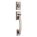 TAVARIS SINGLE CYLINDER EXTERIOR ONLY HANDLESET FEATURING SMARTKEY SECURITY IN SATIN NICKEL