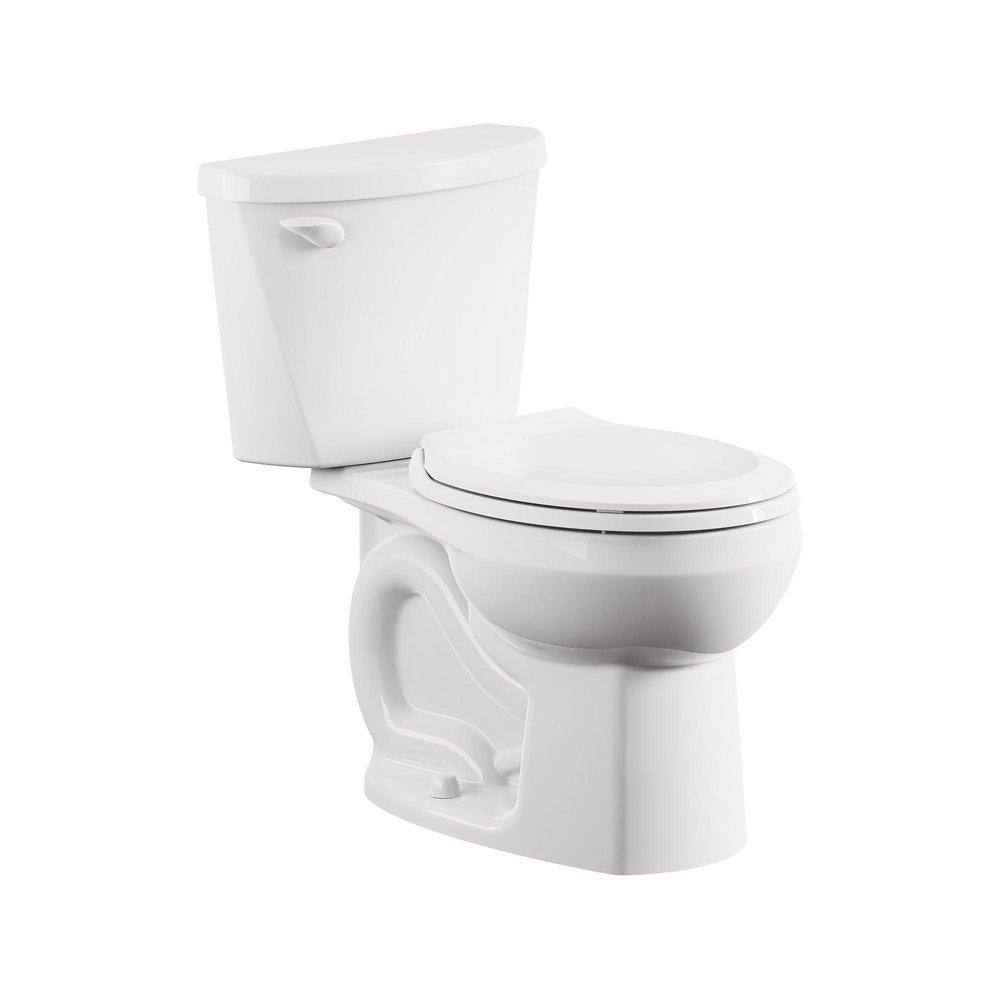 COLONY 3 TWO-PIECE 1.28 GPF/4.8 LPF ROUND-FRONT 10-INCH ROUGH TOILET LESS SEAT 