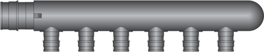 6 PORT, 1 PEX F1960 + CLOSED END HPP MULTIPORT TEE 