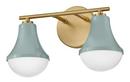 Hinkley Seafoam 10W 2-Light Medium E-26 Vanity Fixture 