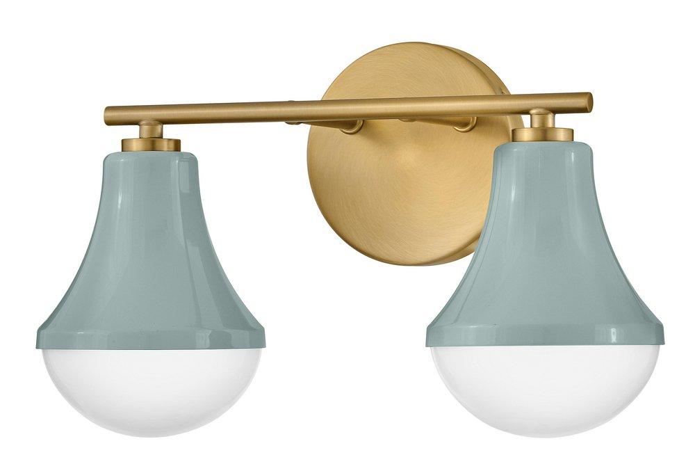 Hinkley Seafoam 10W 2-Light Medium E-26 Vanity Fixture 