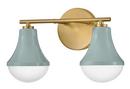 Hinkley Seafoam 10W 2-Light Medium E-26 Vanity Fixture 