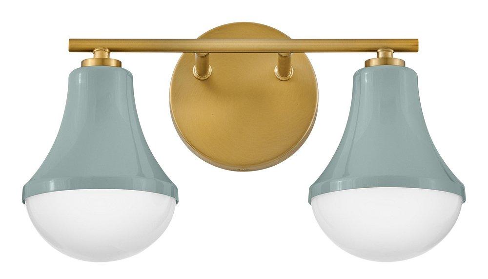 Hinkley Seafoam 10W 2-Light Medium E-26 Vanity Fixture 
