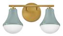 Hinkley Seafoam 10W 2-Light Medium E-26 Vanity Fixture 