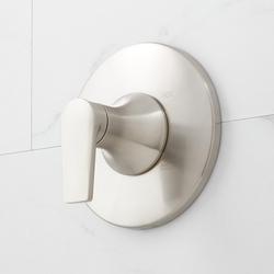 Single Handle Pressure Balancing Valve Trim in Brushed Nickel (Trim Only)