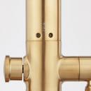 Signature Hardware Brushed Gold Floor Mounted Tub Filler Faucet 