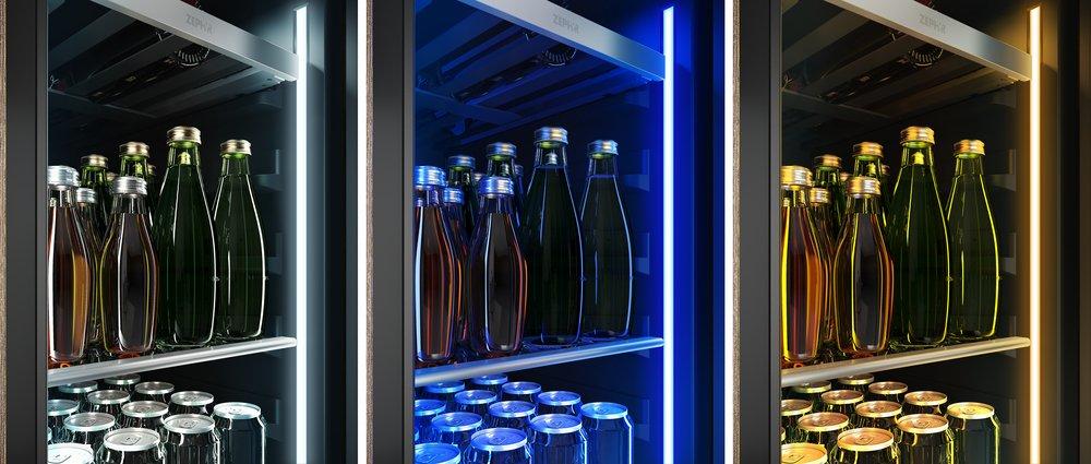 Zephyr Stainless Steel 15 in. 3.4 cu. ft. Beverage Cooler 