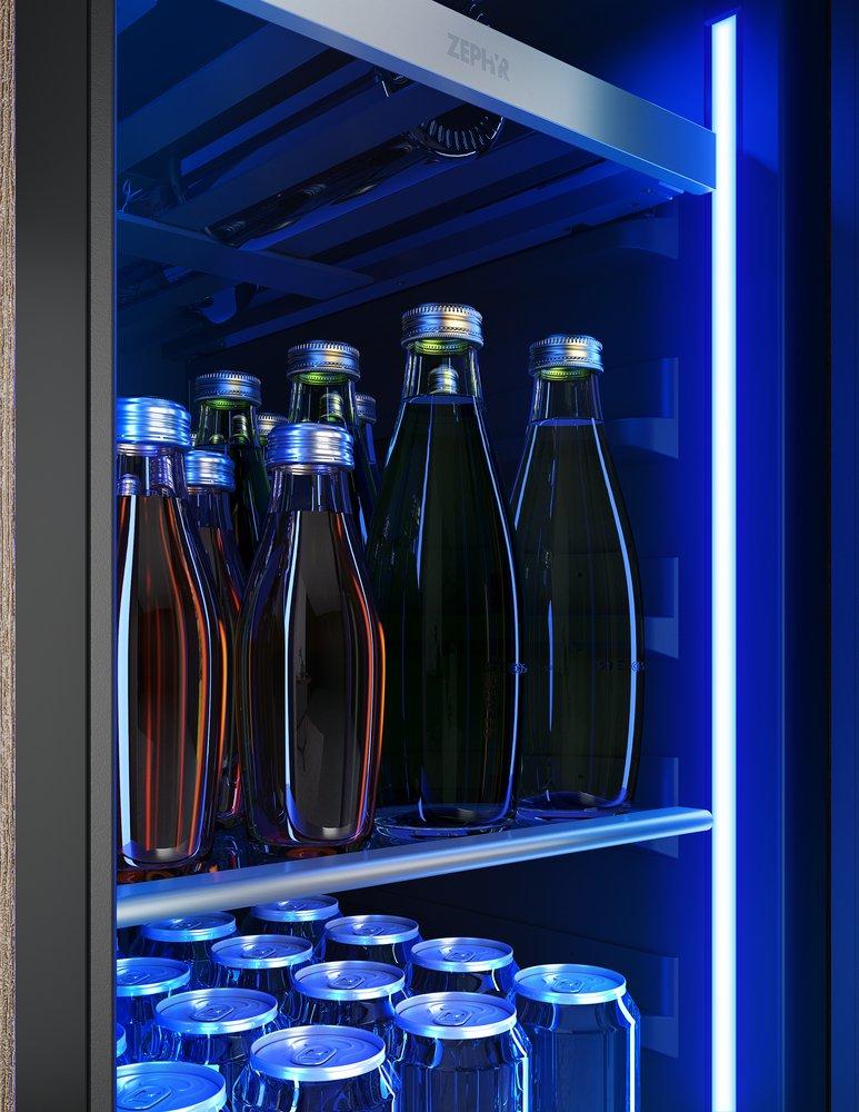 Zephyr Stainless Steel 15 in. 3.4 cu. ft. Beverage Cooler 