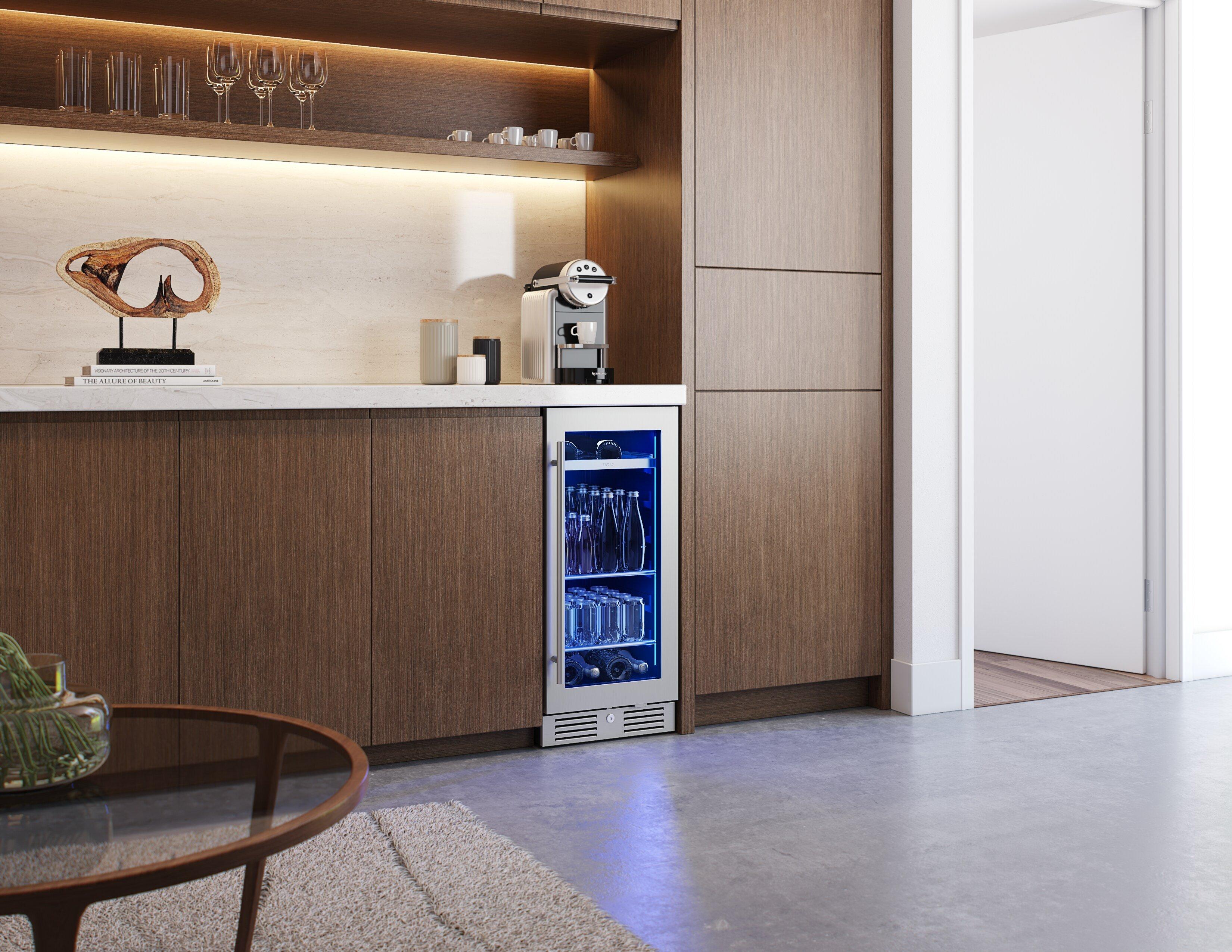 Zephyr Stainless Steel 15 in. 3.4 cu. ft. Beverage Cooler 