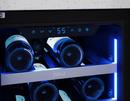 Zephyr Stainless Steel 15 x 33-7/8 in. Indoor Built-in and Freestanding Wine Coolers 
