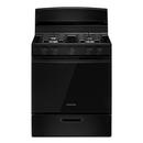 Amana Black 29-22/25 in. 4-Burner Gas Freestanding Range 