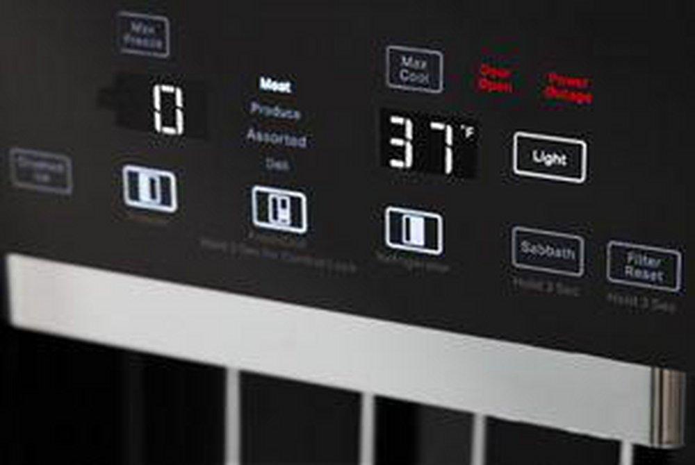 KitchenAid PrintShield Stainless Steel 20.8 cu. ft. Side-By-Side Refrigerator 