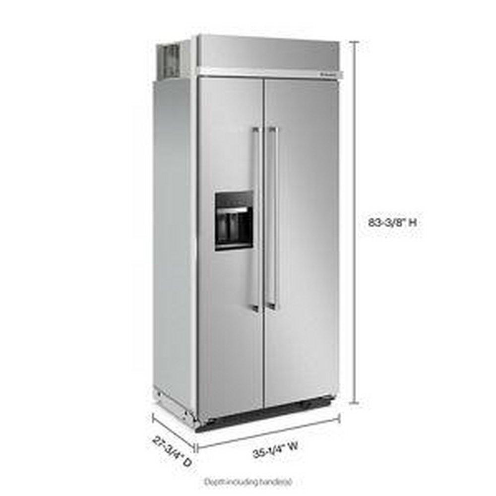 KitchenAid PrintShield Stainless Steel 20.8 cu. ft. Side-By-Side Refrigerator 