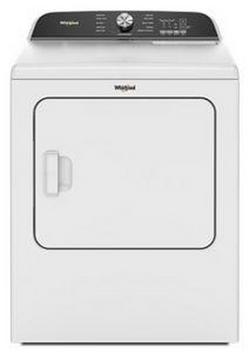 29 in. 7.0 cu. ft. Gas Dryer with Moisture Sensor in White