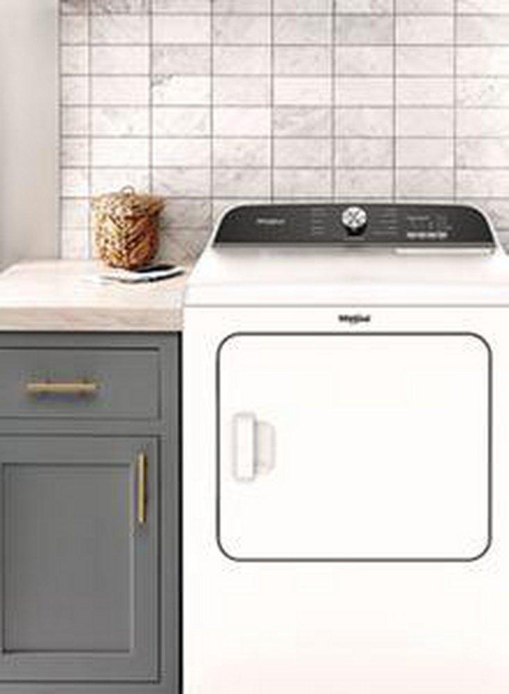 Whirlpool White 29 in. 7.0 cu. ft. Gas Dryer with Moisture Sensor 