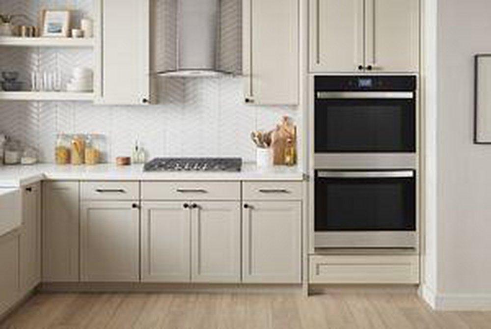 26-3/4 in. 8.60 cu. ft. Combo Oven in Fingerprint Resistant Black Stainless 
