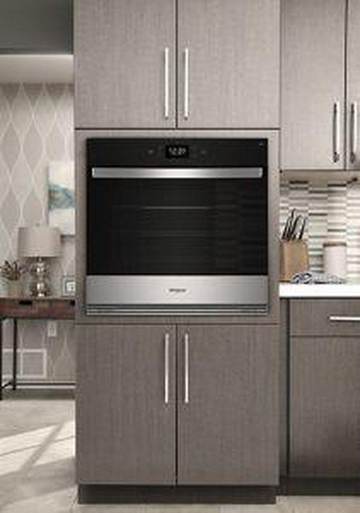 Whirlpool Stainless Steel 29-3/4 x 26-7/16 in. 20A 5.0 cu. ft. Drop Down Single Oven 