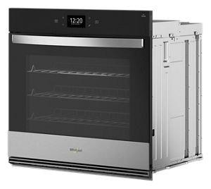 Whirlpool Stainless Steel 29-3/4 x 26-7/16 in. 20A 5.0 cu. ft. Drop Down Single Oven 