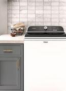 Whirlpool White 27-3/8 in. 5.3 cu. ft. Top Load Washer with Impeller 