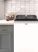 Whirlpool White 27-3/8 in. 5.2 - 5.3 cu. ft. Top Load Washer with Removable Agitator 
