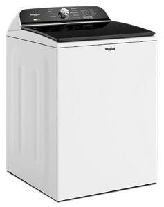 Whirlpool White 27-3/8 in. 5.2 - 5.3 cu. ft. Top Load Washer with Removable Agitator 