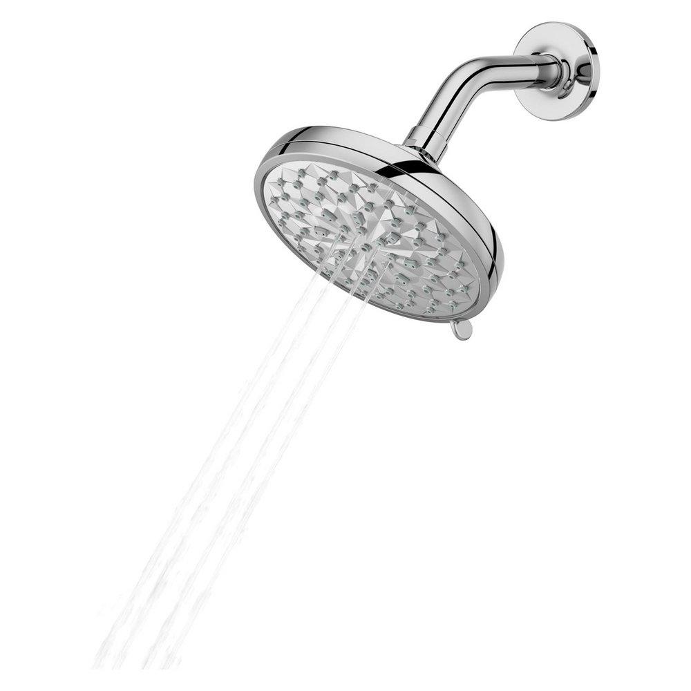 HYDROFUSE 6-FUNCTION SHOWERHEAD IN POLISHED CHROME ARM AND FLANGE NOT INCLUDED 