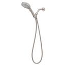 HYDROFUSE 6-FUNCTION HANDSHOWER KIT IN SPOT DEFENSE BRUSHED NICKEL ARM AND FLANGE NOT INCLUDED 