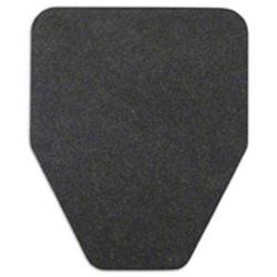Urinal Mat in Black (Box of 12, Case of 6 Boxes)