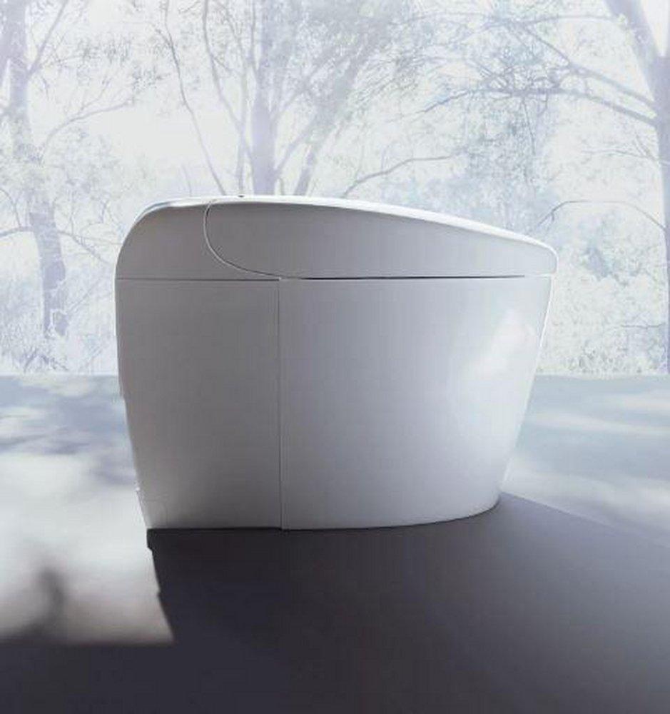 TOTO Cotton White 0.8/1.0 gpf Dual Flush Elongated One Piece Toilet 
