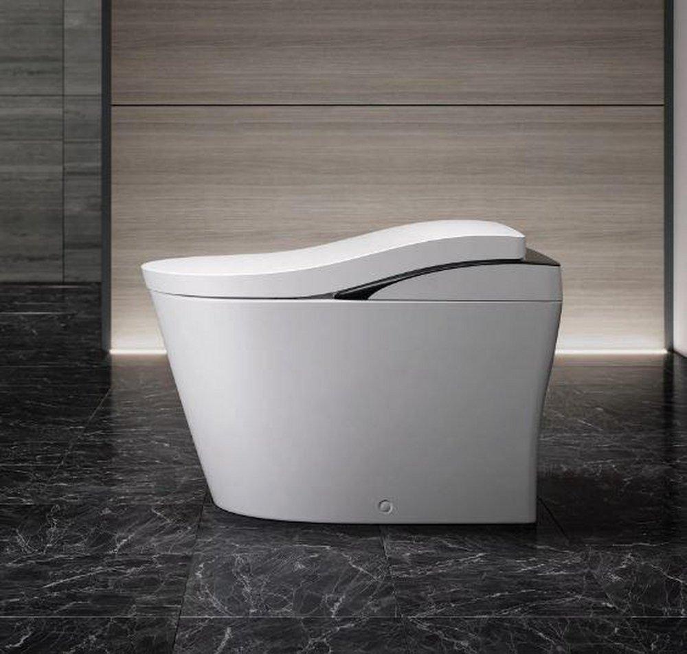 TOTO Cotton White 0.8/1.0 gpf Dual Flush Elongated One Piece Toilet 