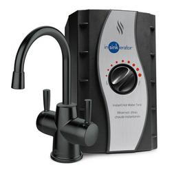 Matte Black Hot and Cold Water Dispenser with Hot Water Tank