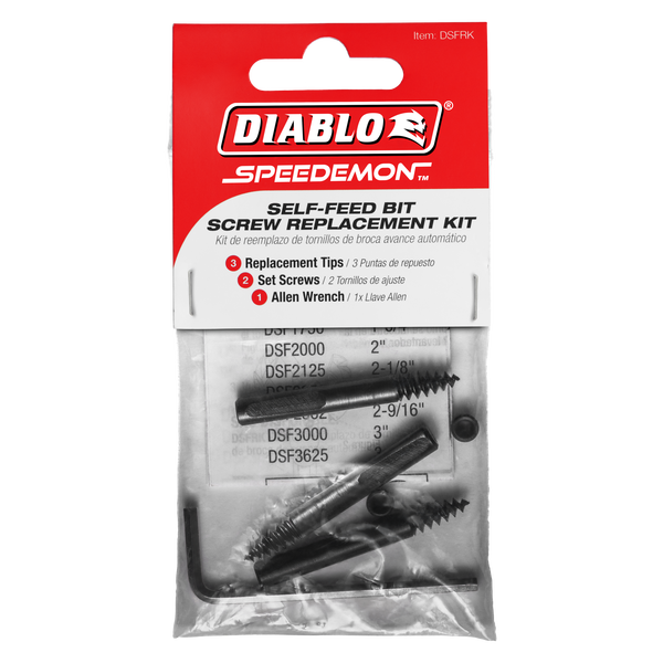 Self Feed Bit Screw Replacement Kit 