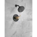 Delta Faucet Matte Black Single Handle Multi Function Shower Faucet (Trim Only) 