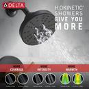 Delta Faucet Matte Black Single Handle Multi Function Shower Faucet (Trim Only) 