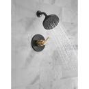 Delta Faucet Matte Black Single Handle Multi Function Shower Faucet (Trim Only) 