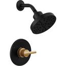 Delta Faucet Matte Black Single Handle Multi Function Shower Faucet (Trim Only) 