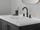 DELTA NICOLI TWO HANDLE WIDESPREAD BATHROOM FAUCET 