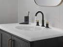 DELTA NICOLI TWO HANDLE WIDESPREAD BATHROOM FAUCET 