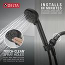 DELTA UNIVERSAL SHOWERING COMPONENTS: 4-SETTING HAND SHOWER 