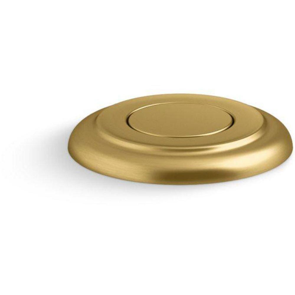 Traditional Disposal Air Switch in Vibrant Brushed Moderne Brass 
