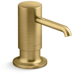 Soap/Lotion Dispenser in Vibrant&reg; Brushed Moderne Brass