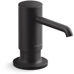 3-1/4 in. 16 oz. Kitchen Soap Dispenser in Matte Black