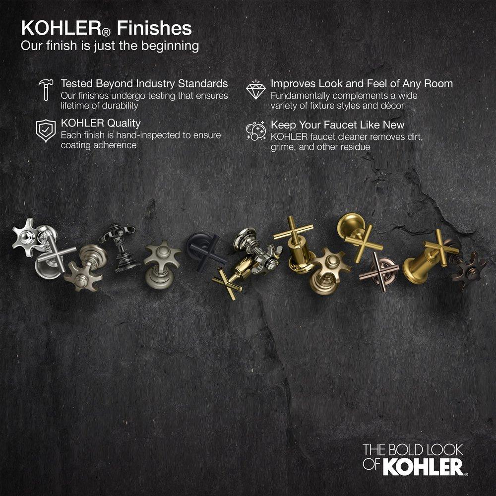 KOHLER Vibrant Brushed Moderne Brass 3-5/8 in. 16 oz. Kitchen Soap Dispenser 