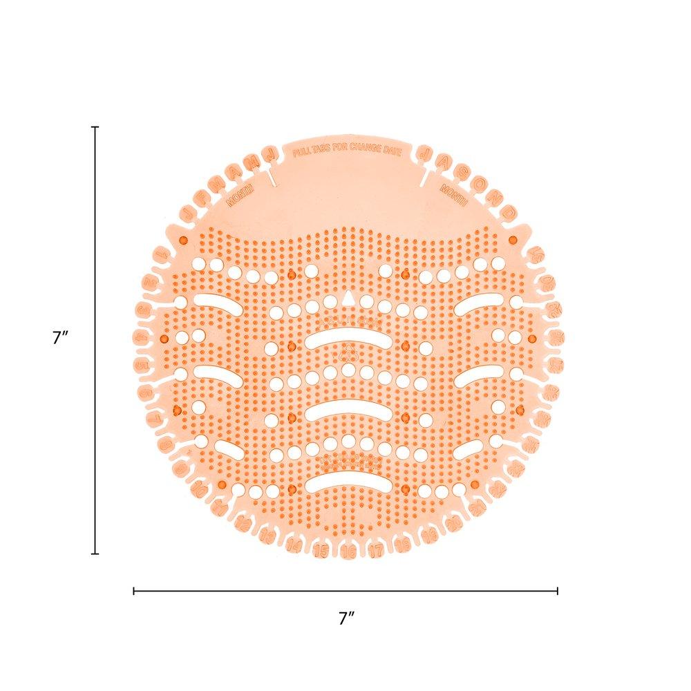 Fresh Products Orange Urinal Screen (Case of 6 Boxes) 