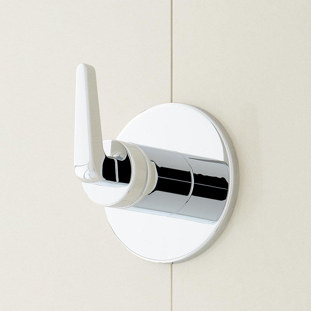 DREA IN-WALL SHOWER DIVERTER TRIM WITH ROUGH-IN VALVE - CHROME 