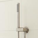 Pressure Balanced Shower System in Brushed Nickel with Shower Head, Hand Shower, Shower Arm, Hose, and Valve Trim 