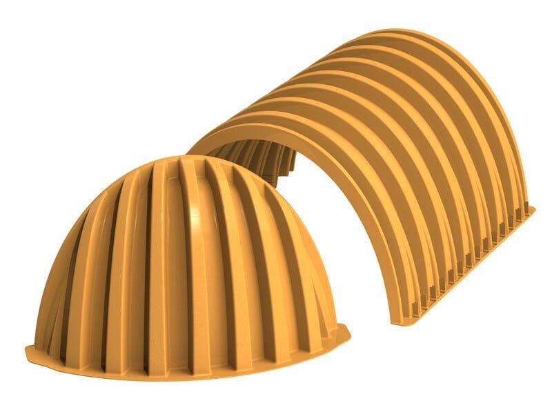 StormTech&reg; 26-1/2 x 45-1/10 in. Stub End Plastic Cap 